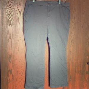 CLOSING 2/15 Petite grey khaki pants 18s